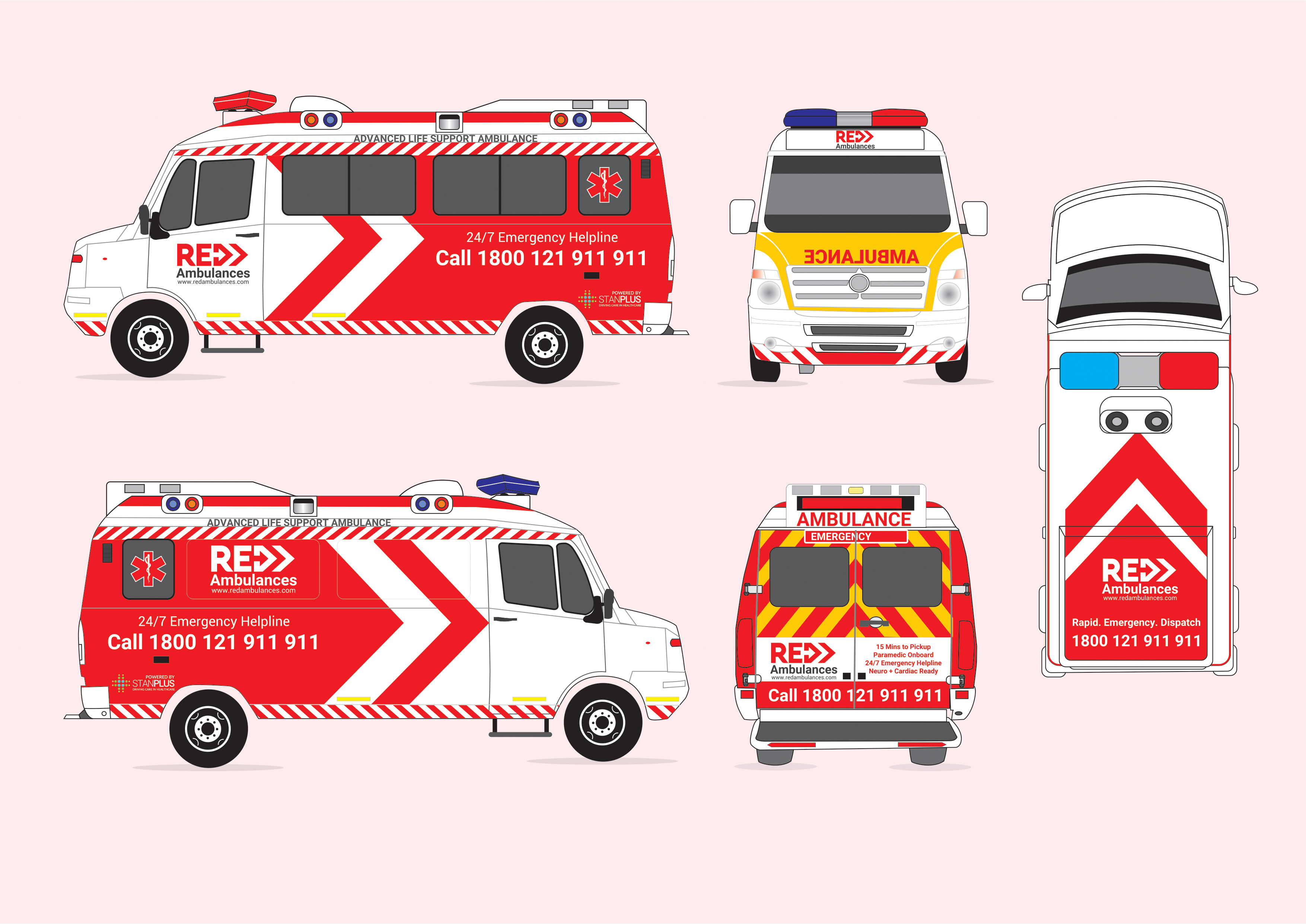 REDD ambulance close-up