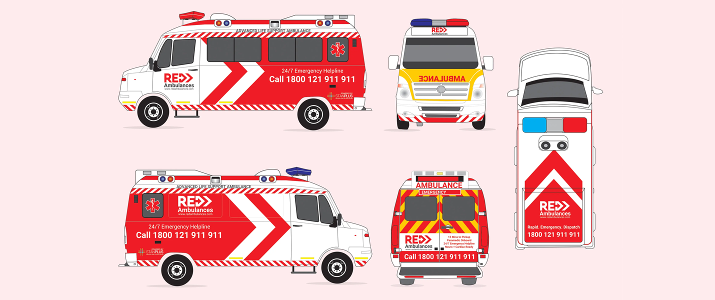 REDD long ambulance livery