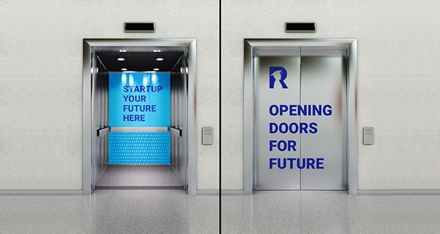 Rizvi lift signage
